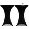 Standing Table Cover Stretch (2 Pcs) - Black