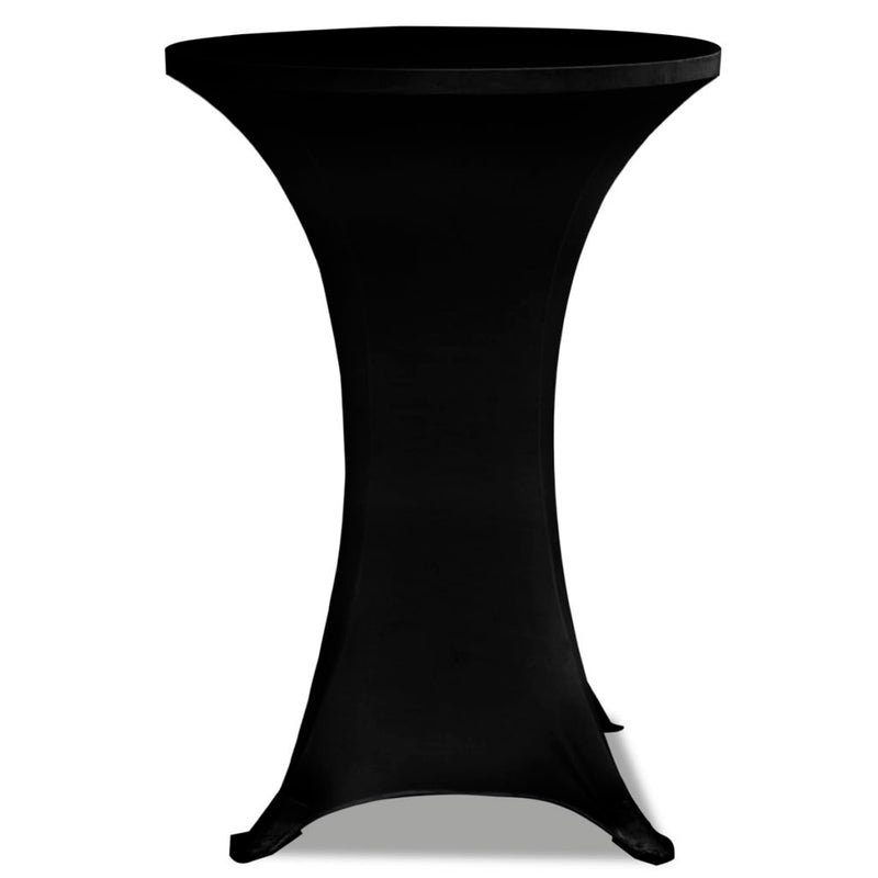Standing Table Cover Stretch (2 Pcs) - Black