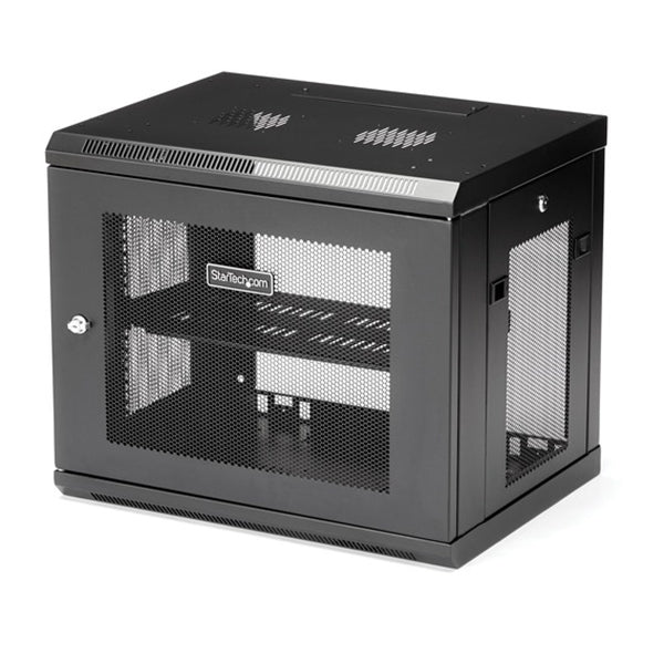 Startech 9U Wall Mountable Enclosed Cabinet Rack Cabinet For Server