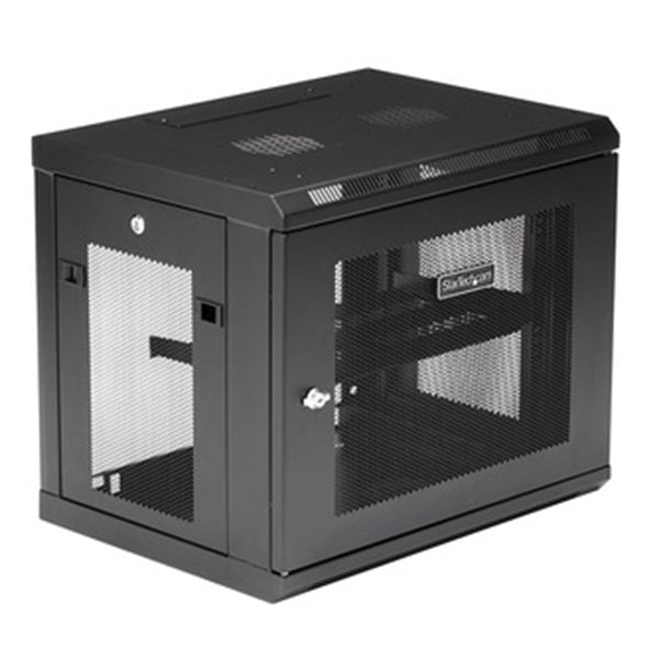 Startech 9U Wall Mountable Enclosed Cabinet Rack Cabinet For Server