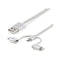 Startech Lightning Usb Data Transfer Cable Mfi Certified Silver