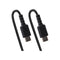 Startech Usb C Charging Cable 1M Coiled Cable Black