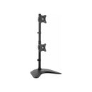 Startech Vertical Dual Monitor Stand Steel Black