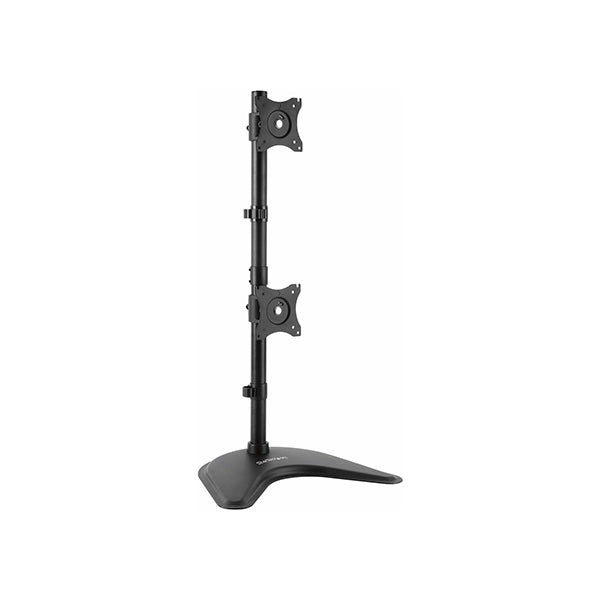 Startech Vertical Dual Monitor Stand Steel Black