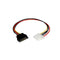 Startech 12In Sata To Molex Lp4 Power Cable Adapter F M