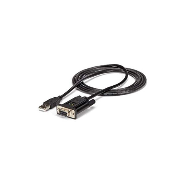 Startech 1 Port Usb To Null Modem Rs232 Db9 Serial Dce Adapter Cable