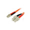 Startech 2M Multimode Duplex Fiber Patch Cable Lc Sc