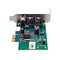 Startech 3 Port 2B 1A Low Profile Pci Express Firewire Card Adapter