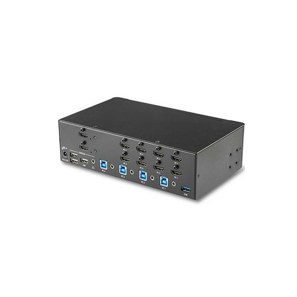 Startech 4 Port Hdmi Kvm Switch 4K 30Hz Dual Display