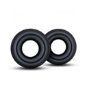 Stay Hard Donut Rings Oversized Black