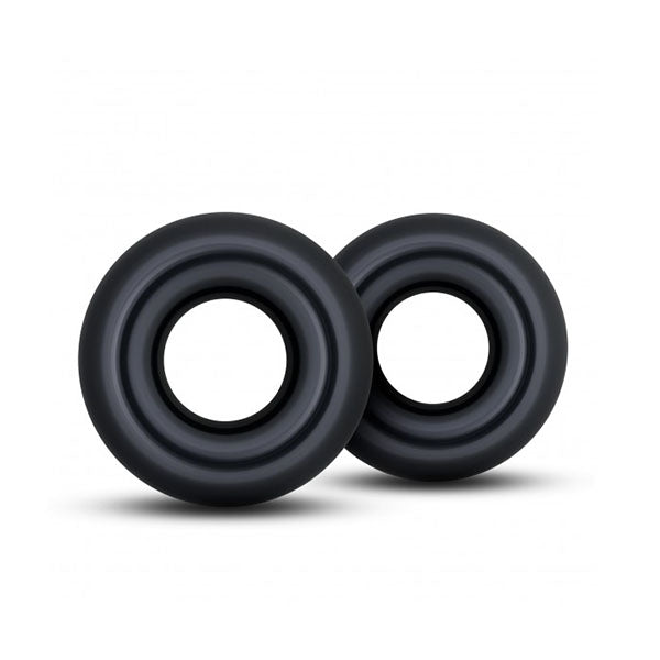 Stay Hard Donut Rings Oversized Black