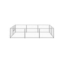 Steel Dog Kennel Silver 6
