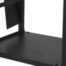 Steel Firewood Rack With 4 Fireplace Tools