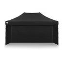 Steel Frame Pop Up Gazebo Black