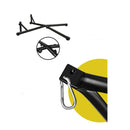 Steel Stand Hanging Hammock Chair With Cream Pillow