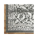 Stella Light Grey Hallway Runner Machine Knotted Rug