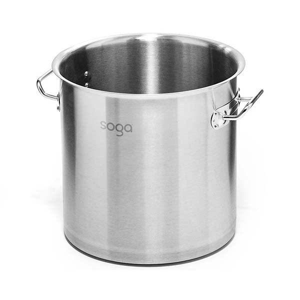 Stock Pot 33L Top Grade Thick Stainless Steel Stockpot Without Lid