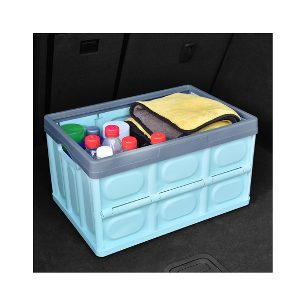 30L Collapsible Car Trunk Storage Multifunctional Blue