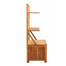 Storage Box With Trellis 99 X 55 X 160 Cm Solid Acacia Wood