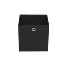 Storage Boxes 10 Pcs Non Woven Fabric 32 X 32 X 32 Cm Black