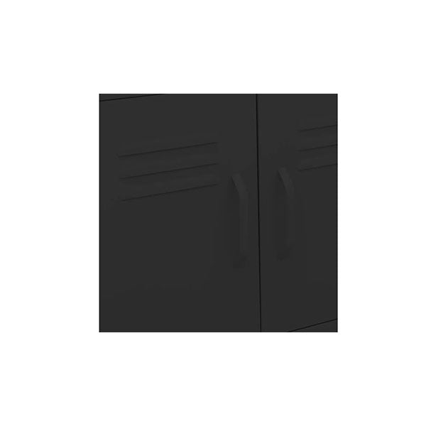 Storage Cabinet Black 60 X 35 X 49 Cm Steel