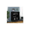Storage Cabinet Steel Black