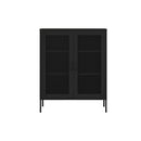 Storage Cabinet Steel Black