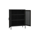 Storage Cabinet Steel Black