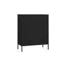 Storage Cabinet Steel Black