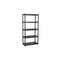 Storage Shelf 5 Tier Black 85 X 40 X 185 Cm Plastic
