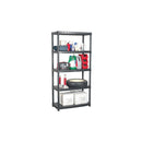 Storage Shelf 5 Tier Black 85 X 40 X 185 Cm Plastic