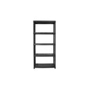 Storage Shelf 5 Tier Black 85 X 40 X 185 Cm Plastic