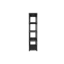Storage Shelf 5 Tier Black 85 X 40 X 185 Cm Plastic