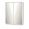 Storage Mirror Cabinet - White