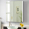 Storage Mirror Cabinet - White