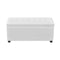 Storage Ottoman Artificial Leather White