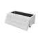 Storage Ottoman Artificial Leather White