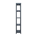 Storage Shelf Rack Black 125 Kg 60 X 30 X 180 Cm Plastic