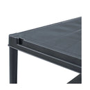 Storage Shelf Rack Black 125 Kg 60 X 30 X 180 Cm Plastic