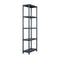 Storage Shelf Rack Black 125 Kg 60 X 30 X 180 Cm Plastic