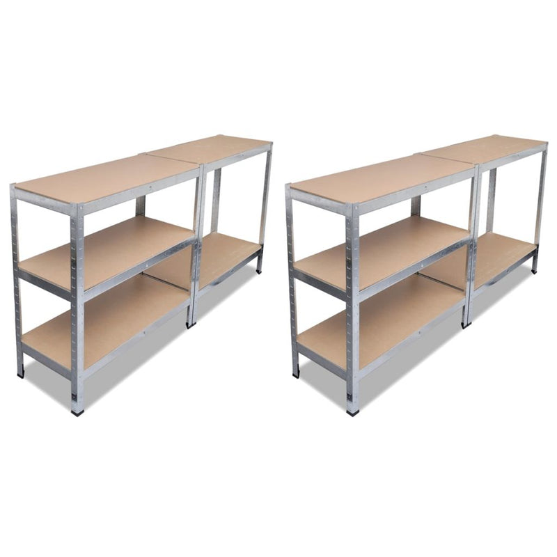 Storage Shelf (2 Pcs) - Silver