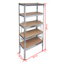 Storage Shelf (2 Pcs) - Silver