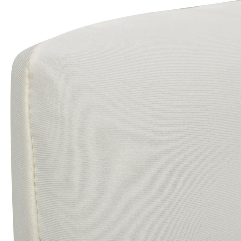 Straight Stretchable Chair Cover (6 Pcs) - Cream