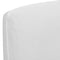 Straight Stretchable Chair Cover (6 Pcs) - White