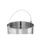 2 Pcs 98L Stainless Steel Perforated Pasta Strainer With Handle