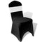 Stretchable Chair Band With Diamond Buckle (25 Pcs) - White
