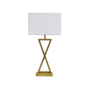 Stylish Bedside Lamp With Polyester Shade