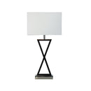 Stylish Bedside Lamp With Polyester Shade