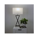 Stylish Bedside Lamp With Polyester Shade