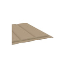 Sun Lounger Cushion Beige 200 X 60 X 3 Cm Fabric
